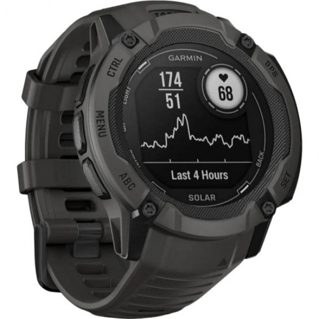 Смарт-часы Garmin Instinct 2X Solar Graphite (010-02805-10/00)