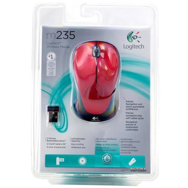 Logitech M235 WL Red (910-002496)