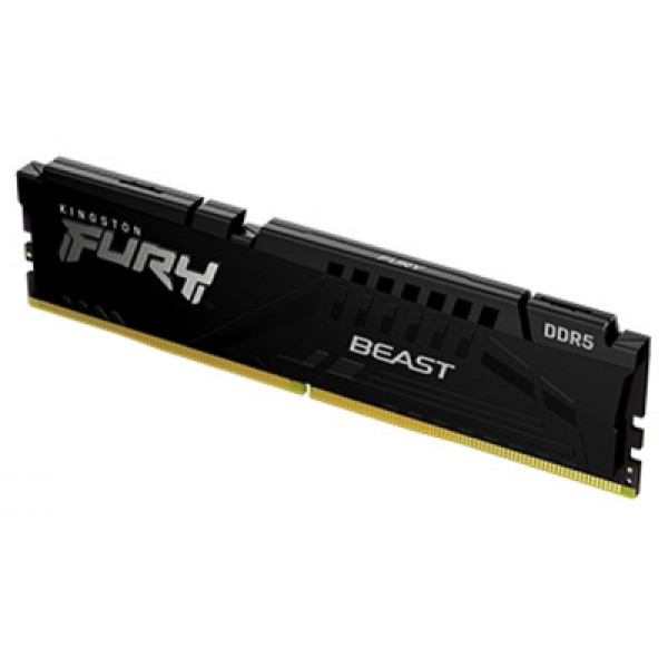 Модуль памяти Kingston Fury (ex.HyperX) DDR5 32GB (2x16GB) 5600 MHz Beast Black (KF556C40BBK2-32)