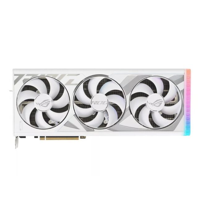 Видеокарта Asus GeForce RTX 4090 ROG Strix 24GB GDDR6X White OC Edition (ROG-STRIX-RTX4090-O24G-WHITE)