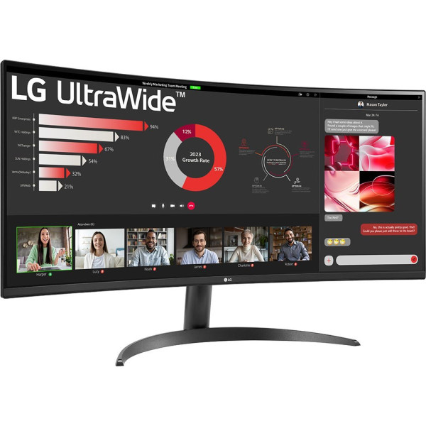 Купити монітор LG UltraWide 34WR50QC-B в інтернет-магазині.