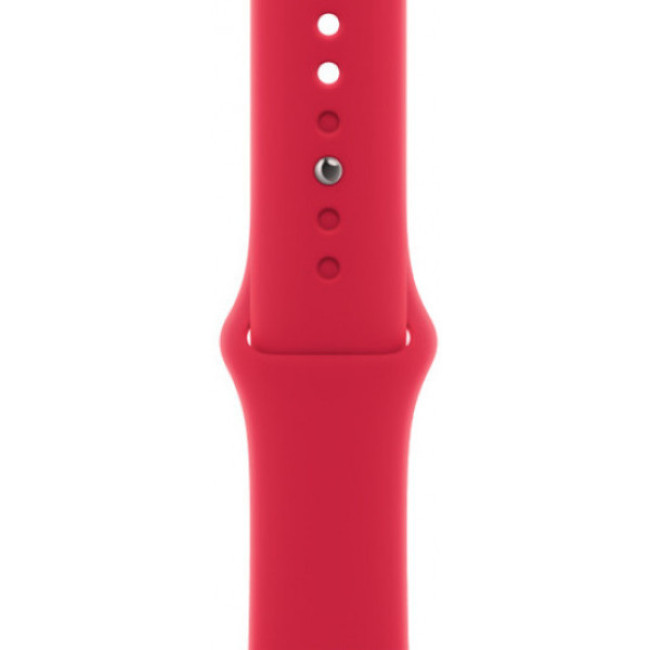 Apple Watch Series 8 GPS 45mm PRODUCT RED Aluminum Case w. PRODUCT RED S. Band - S/M (MNUR3)