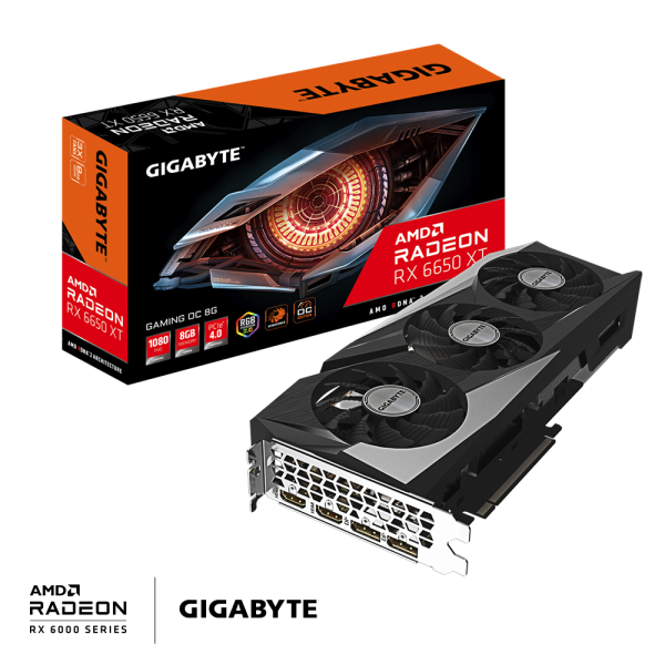 Видеокарта GIGABYTE Radeon RX 6650 XT GAMING OC 8G (GV-R665XTGAMING OC-8GD)