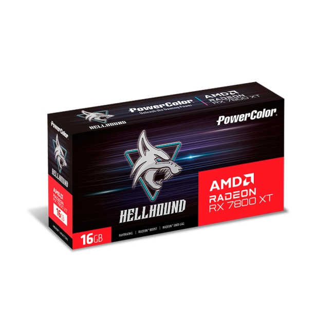 PowerColor Radeon RX 7800 XT 16GB Hellhound (RX 7800 XT 16G-L/OC)