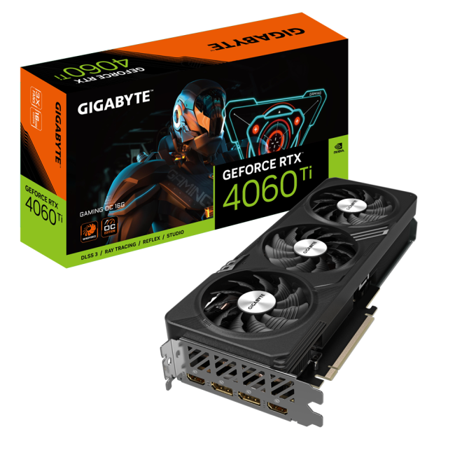 Видеокарта Gigabyte GeForce RTX4060Ti 16Gb GAMING OC (GV-N406TGAMING OC-16GD)