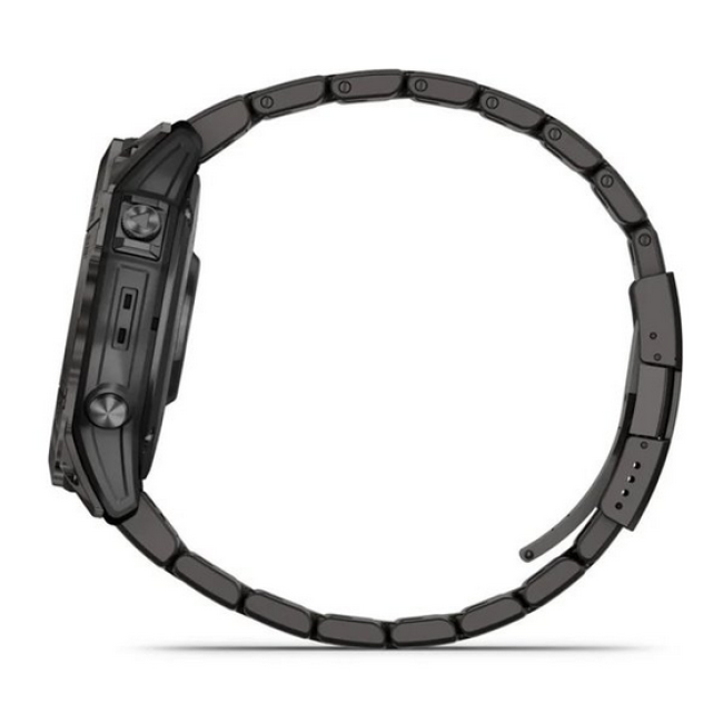 Garmin Fenix 7X Pro Sapphire Solar Carbon G. DLC Tit. with Vented Tit. Bracelet (010-02778-30)