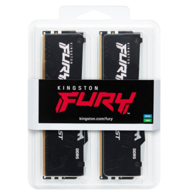 Kingston FURY 64 GB (2x32GB) DDR5 6000 MHz Beast RGB EXPO (KF560C36BBEAK2-64)