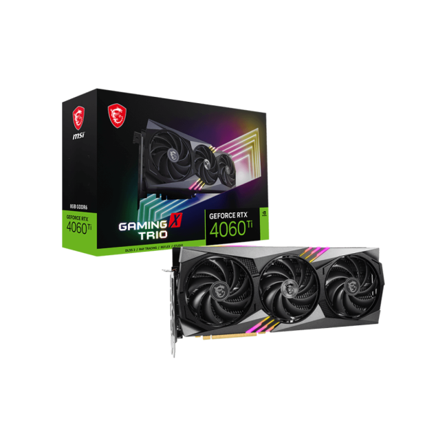 MSI GeForce RTX4060Ti 8Gb GAMING X TRIO (RTX 4060 Ti GAMING X TRIO 8G)