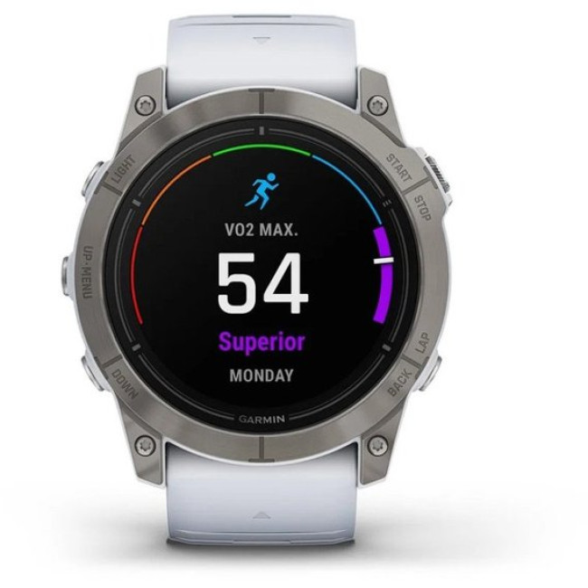 Garmin Epix Pro Gen 2 Sapphire 51mm Titanium w. Whitestone Band (010-02804-10/11)