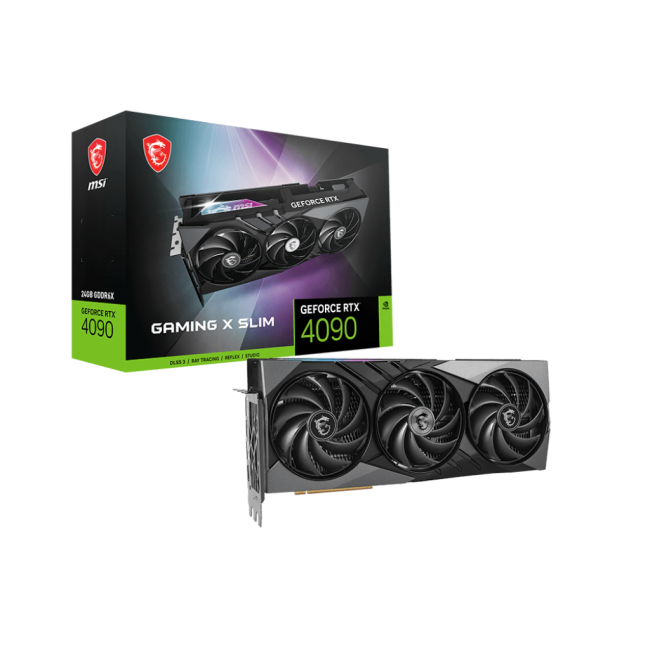 Видеокарта MSI GeForce RTX4090 24GB GAMING X SLIM TRIO (RTX 4090 GAMING X SLIM 24G)