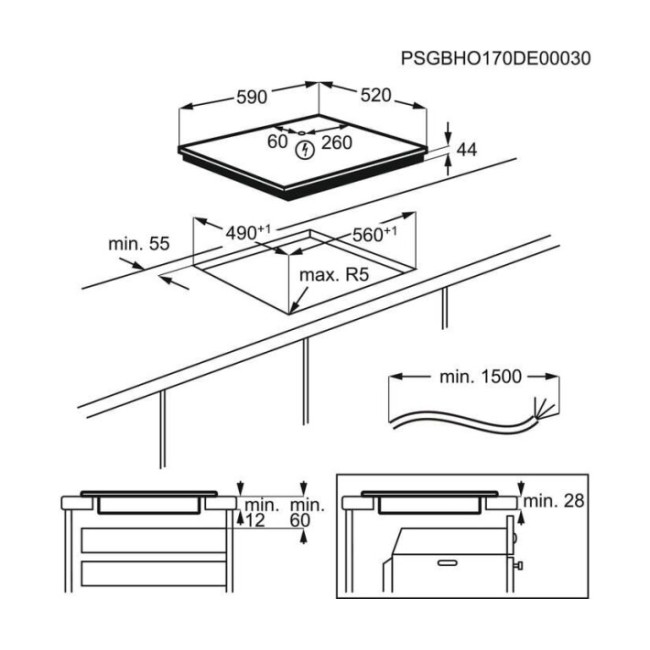 Варочная поверхность Electrolux CIR60433