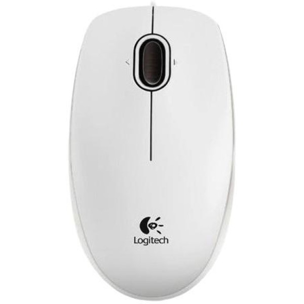 Мышь Logitech B-100 Optical Mouse white (910-003360)