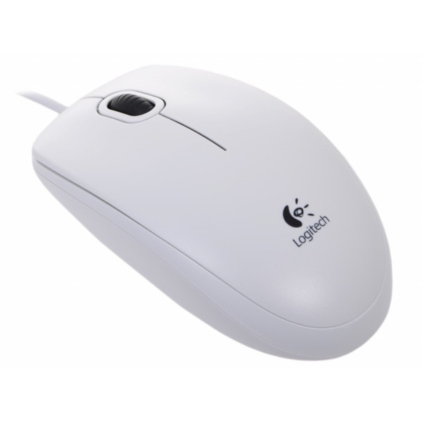 Мышь Logitech B-100 Optical Mouse white (910-003360)
