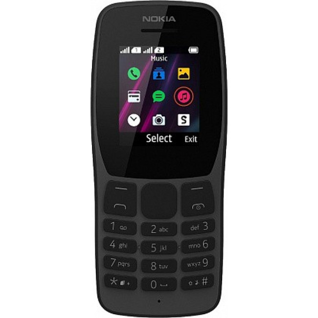 Nokia 110 Dual Sim 2019 Black (16NKLB01A07) (UA)