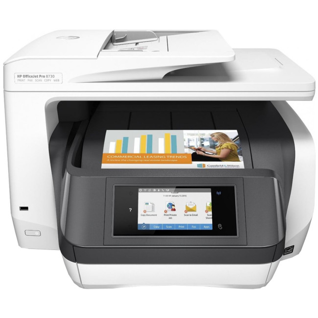 Принтер HP OfficeJet Pro 8730 з Wi-Fi (D9L20A) - купити в інтернет-магазині