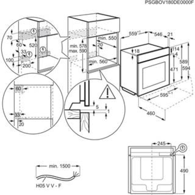 AEG BPB331020M