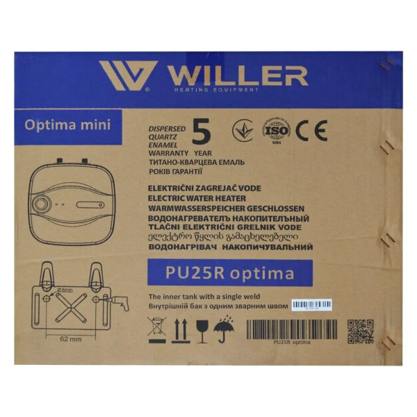 Водонагрівач Willer PU15R New optima mini