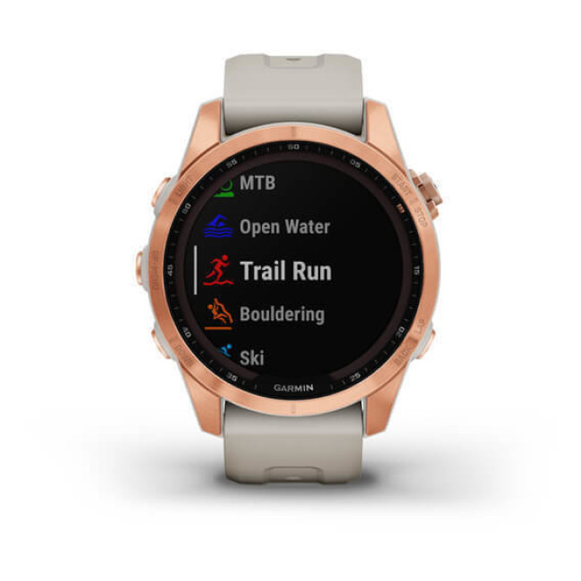 Garmin Fenix 7S Solar Rose Gold with Light Sand Band (010-02539-10/11)