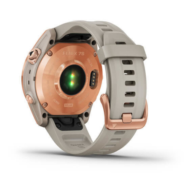 Garmin Fenix 7S Solar Rose Gold with Light Sand Band (010-02539-10/11)