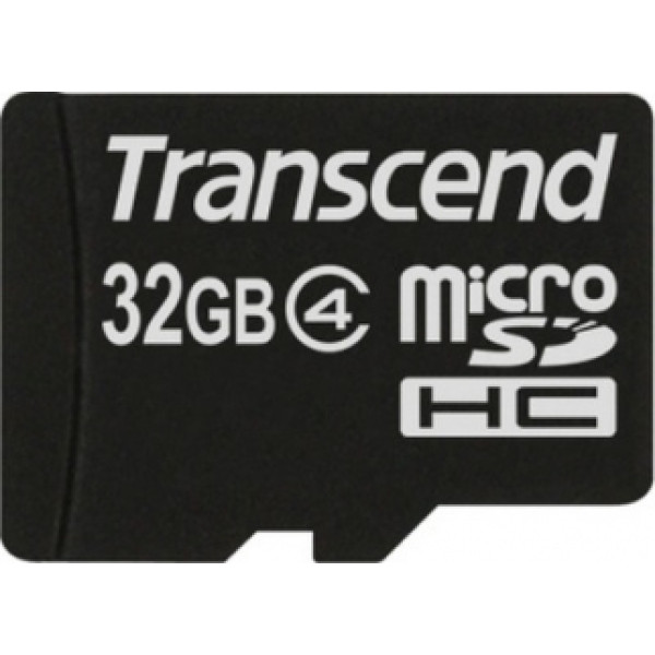 Transcend 32 GB microSDHC class 4 + SD Adapter TS32GUSDHC4