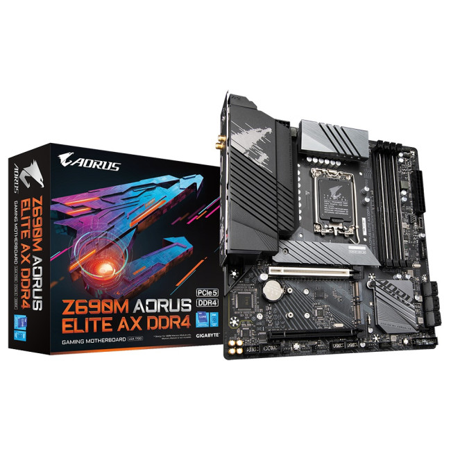 Материнська плата Gigabyte Z690M Aorus Elite AX DDR4 Socket 1700