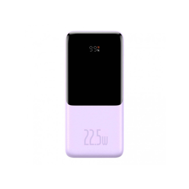 Baseus Elf Digital Display Fast Charge Power Bank 10000mAh 22.5W Purple (PPJL010005)