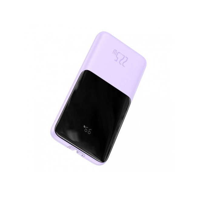 Baseus Elf Digital Display Fast Charge Power Bank 10000mAh 22.5W Purple (PPJL010005)