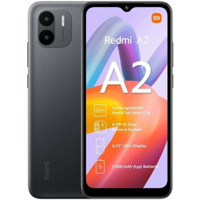 Смартфон Xiaomi Redmi A2 2/32GB Black