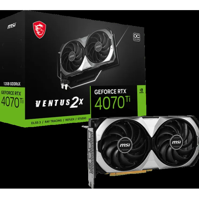 MSI GeForce RTX4070Ti 12Gb VENTUS 2X (RTX 4070 Ti VENTUS 2X 12G)