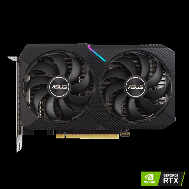 Видеокарта ASUS GeForce RTX3050 8Gb DUAL OC (DUAL-RTX3050-O8G)