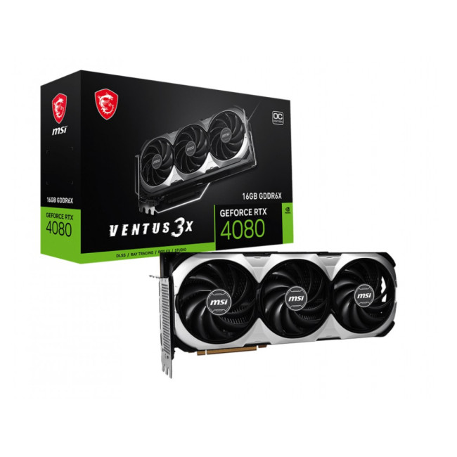 Видеокарта MSI GeForce RTX4080 16GB VENTUS 3X OC (RTX 4080 16GB VENTUS 3X OC)