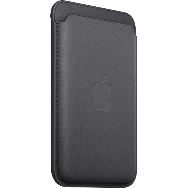 Магнитный бумажник для телефона Apple iPhone FineWoven Wallet with MagSafe - Black (MT2N3)