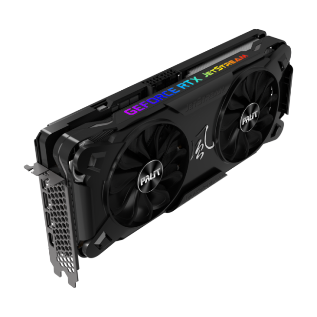 Видеокарта Palit GeForce RTX 3070 JetStream OC V1 (NE63070T19P2-1040J/LHR)