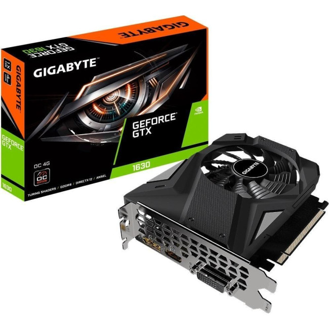 Видеокарта Gigabyte GeForce GTX1630 4096Mb OC (GV-N1630OC-4GD)