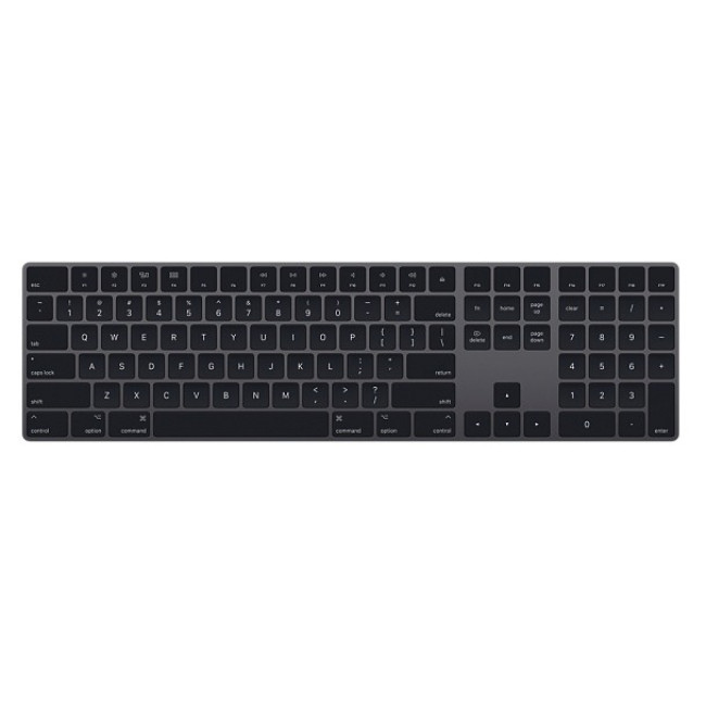 Клавиатура Apple Magic Keyboard with Numeric Keypad Space Gray (MRMH2)