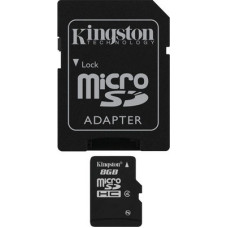 Kingston 8 GB microSDHC class 4 + SD adapter SDC4/8GB
