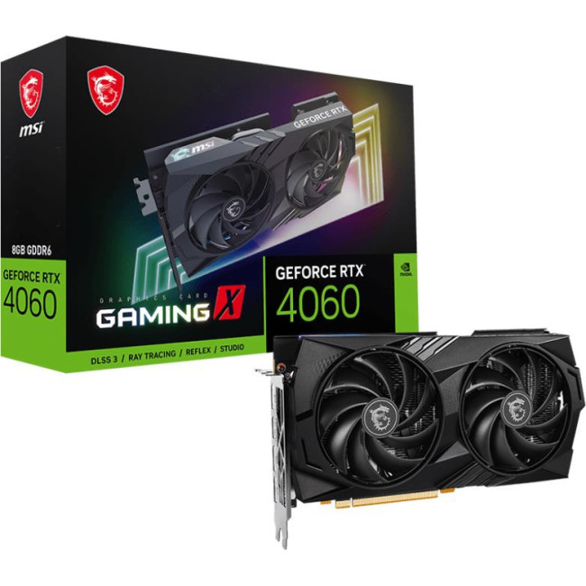 Видеокарта MSI GeForce RTX4060 8Gb GAMING X (RTX 4060 GAMING X 8G)