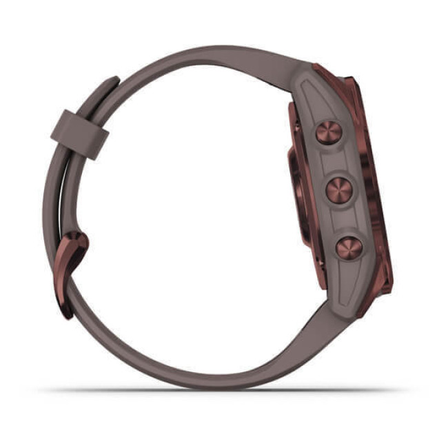 Garmin Fenix 7S Sapphire Solar Dark Bronze Titanium w. Shale G. Band (010-02539-28/29)