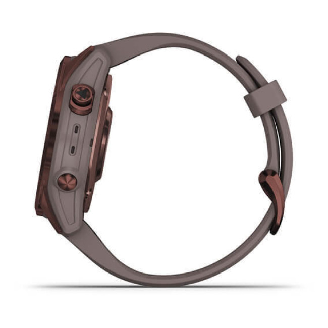 Garmin Fenix 7S Sapphire Solar Dark Bronze Titanium w. Shale G. Band (010-02539-28/29)