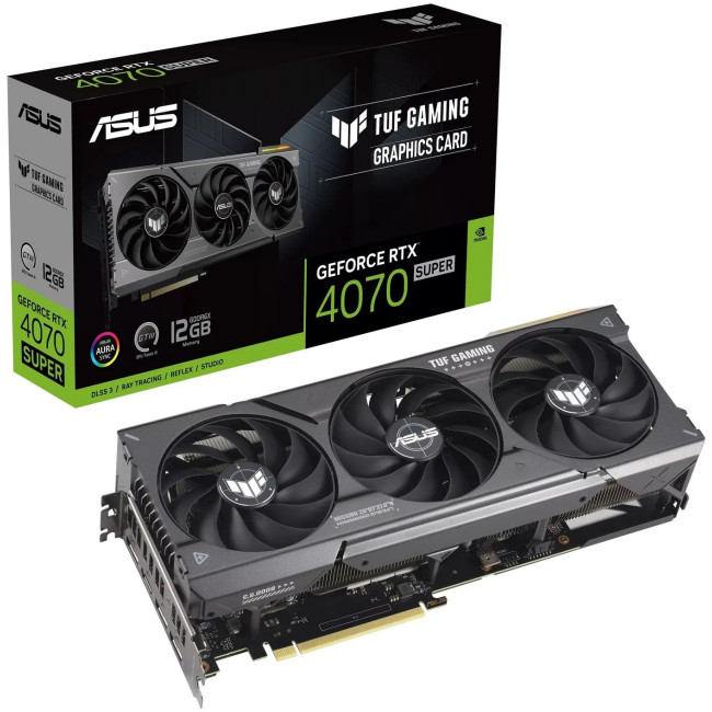 Видеокарта Asus TUF Gaming GeForce RTX 4070 SUPER 12228MB (TUF-RTX4070S-12G-GAMING)