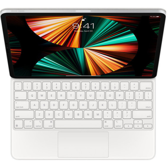 Клавиатура для планшета Apple Magic Keyboard for iPad Pro 129" 5th gen - White (MJQL3)