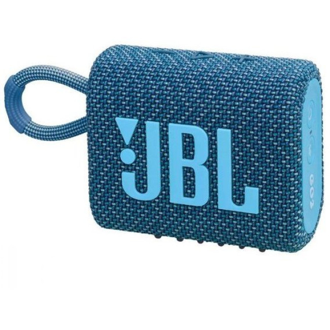 Портативная Bluetooth-колонка JBL Go 3 Eco Blue (JBLGO3ECOBLU)