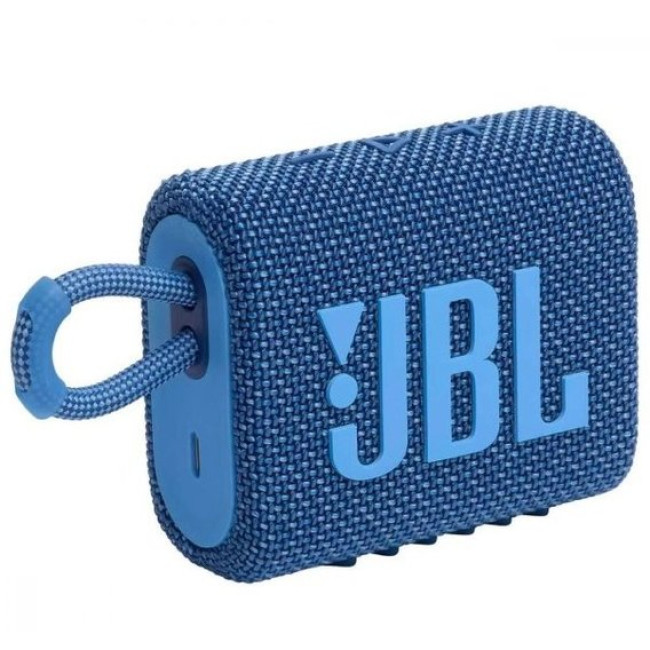 Портативная Bluetooth-колонка JBL Go 3 Eco Blue (JBLGO3ECOBLU)