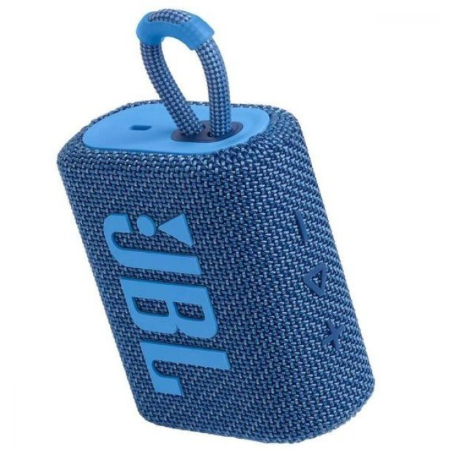 Портативная Bluetooth-колонка JBL Go 3 Eco Blue (JBLGO3ECOBLU)