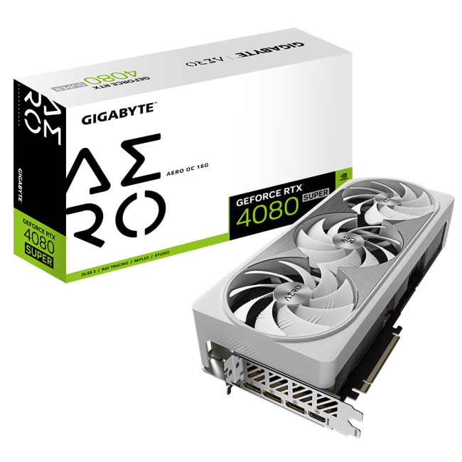 Видеокарта Gigabyte GeForce RTX4080 SUPER 16Gb AERO OC (GV-N408SAERO OC-16GD)