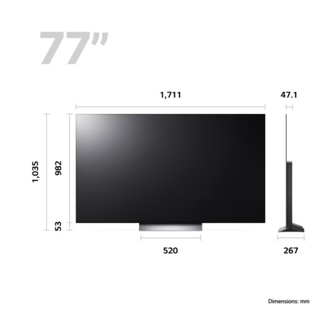 Телевизор LG OLED77C34LA