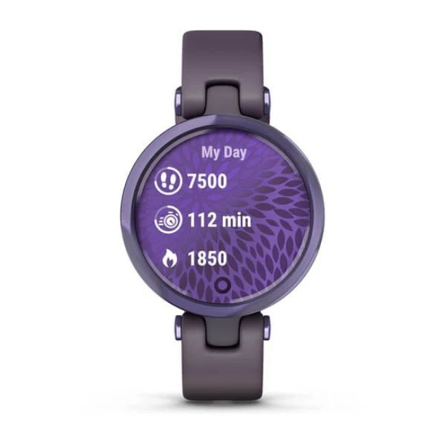 Garmin Lily Sport Edition - Midnight Orchid Bezel with Deep Orchid Case and Silicone Band (010-02384-12/02)