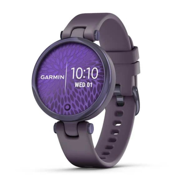 Garmin Lily Sport Edition - Midnight Orchid Bezel with Deep Orchid Case and Silicone Band (010-02384-12/02)