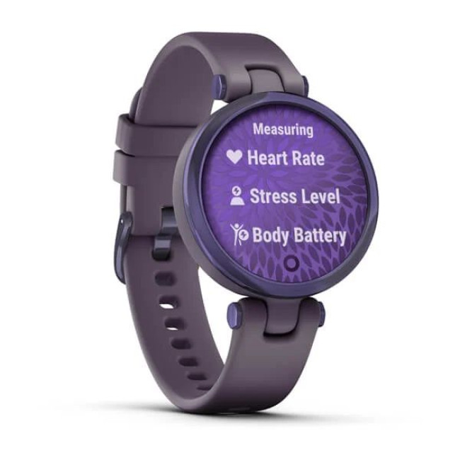 Garmin Lily Sport Edition - Midnight Orchid Bezel with Deep Orchid Case and Silicone Band (010-02384-12/02)