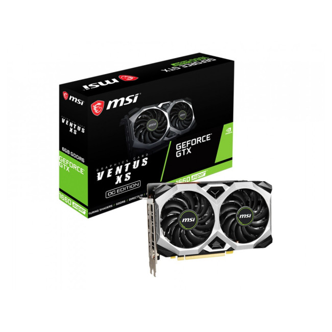 Видеокарта MSI GeForce GTX1660 SUPER 6144Mb VENTUS XS OC (GTX 1660 SUPER VENTUS XS OC)